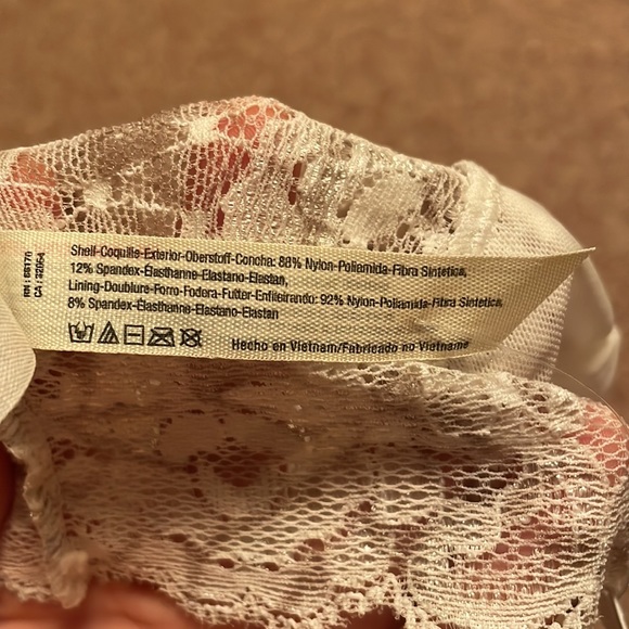 Free People Olive Green & Cream Lace Bralette - Picture 5 of 6